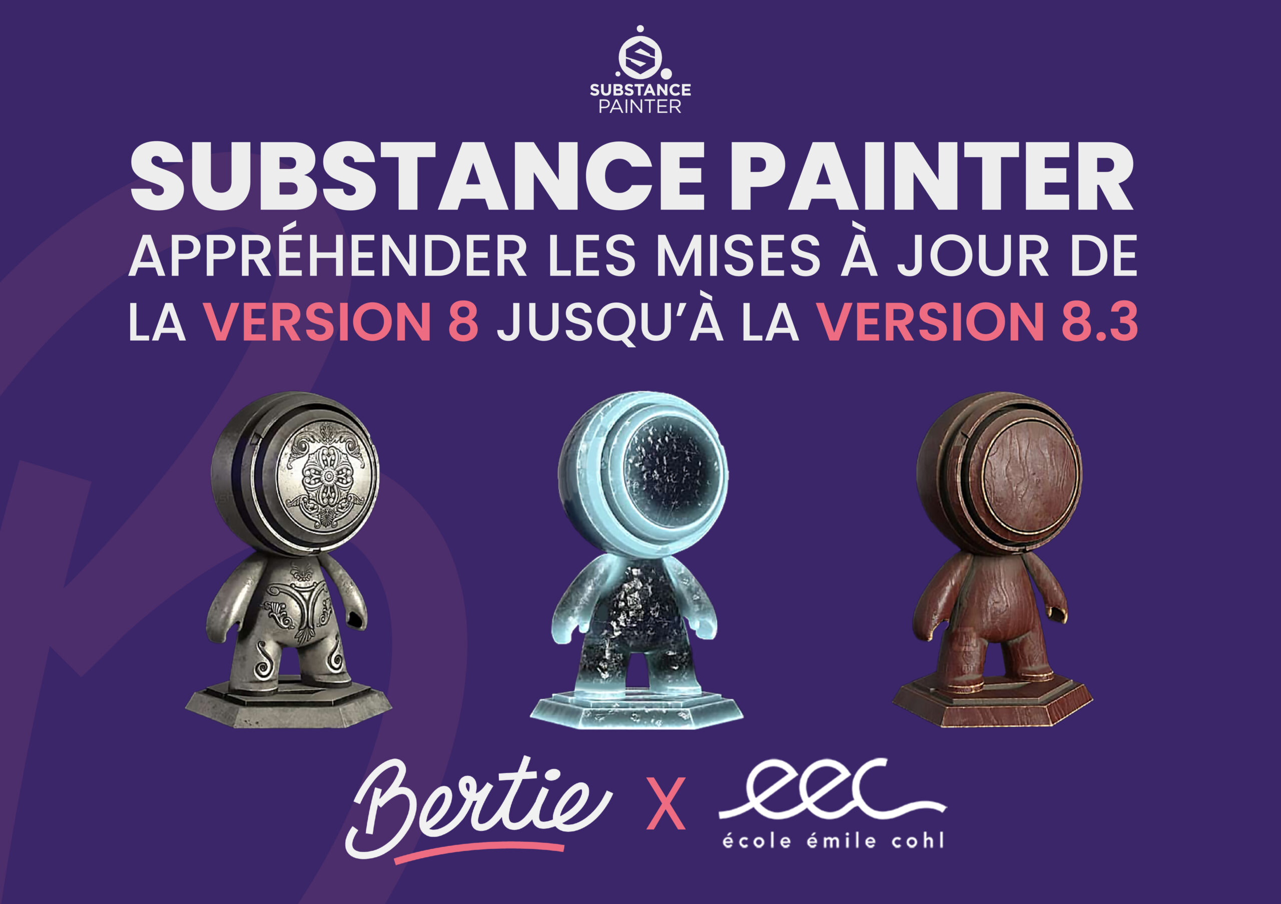 Substance Painter - Appréhender les mises à jour de la version 8 jusqu'à la version 8.3