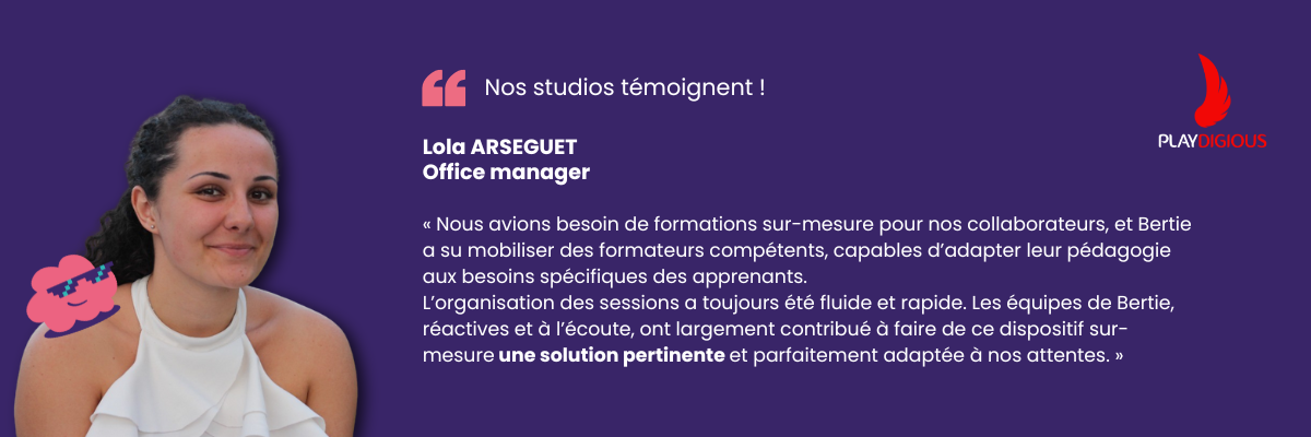 Avis de Lola Arseguet
