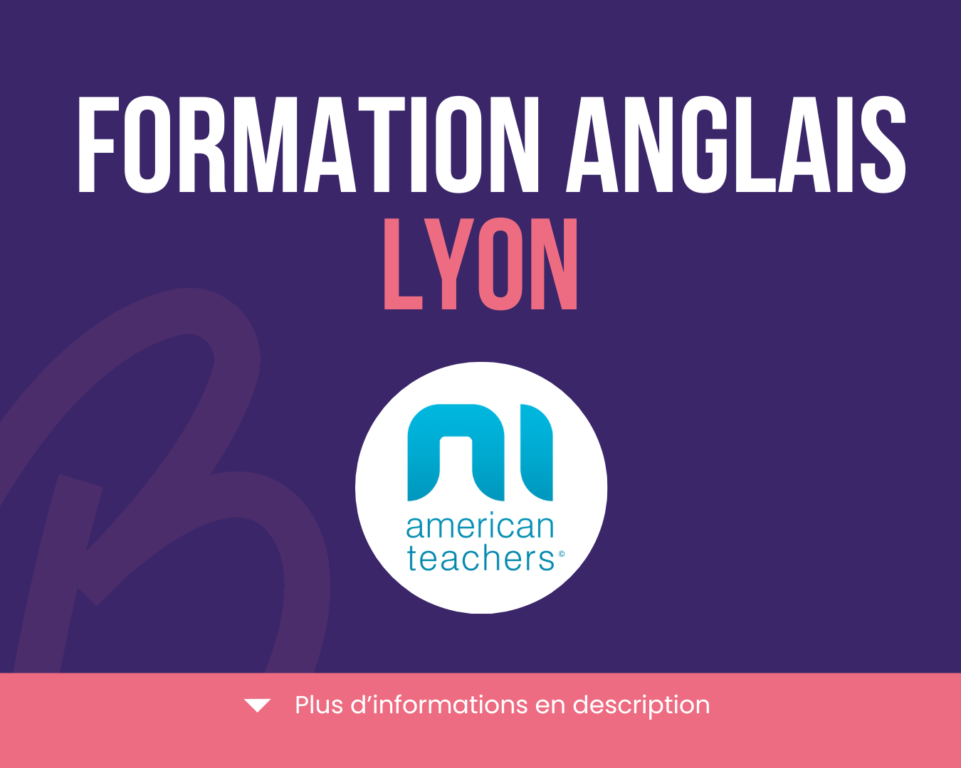 Formation Anglais - Lyon